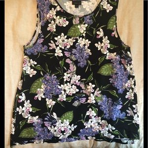 Jjill floral tank top
